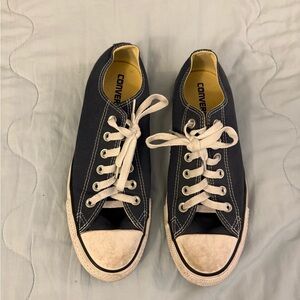 Converse Navy Low Top Sneakers